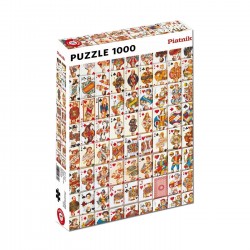 Puzzle Piatnik "Carti de joc", 1000 piese, dimensiune 68 x 48 cm, produs in Austria